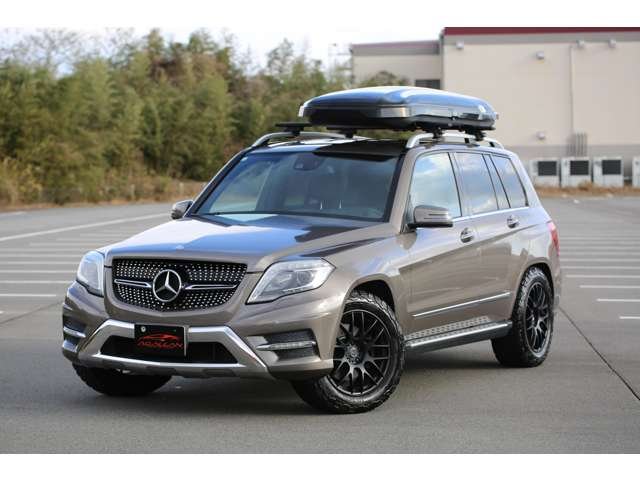 ＧＬＫ３５０　入庫しました！お洒落なブラウンカラーです！社外ＡＷとオールテレーンタイヤでアウトドアな雰囲気に仕上がってます！お気軽にお問い合わせください！