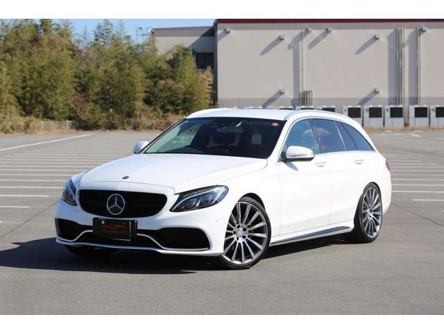 Ｃ６３ルックエアロ　２０ＡＷ　ダウンサス　純正ナビ　バックカメラ　ＥＴＣ　Ｂｌｕｅｔｏｏｔｈ接続　パワーバックドア　程よくカスタムされた１台です！お気軽にお問い合わせください！