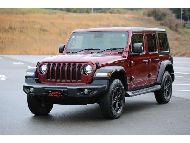 ジープ　ラングラーアンリミテッド　限定車　限定カラースナッズベリー　Ｂｌｕｅｔｏｏｔｈ接続　バックカメラ　ブラインドスポットモニター　お気軽にお問い合わせください！