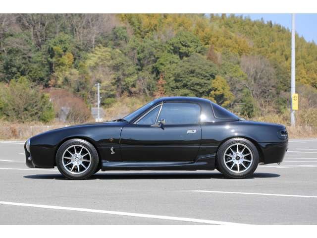 ユーノスロードスター　NA6　コブラフェイス　全塗装　ストライプラッピング　社外ホイール　ナルディステアリング　カスタム多数のお車です！お気軽にお問い合わせください！