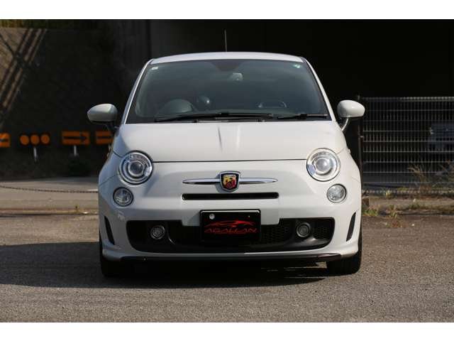 アバルト５００　５ＭＴ　入庫しました！マニュアルで走りの楽しいお車です！純正アルミホイール　ＥＴＣ　ＨＩＤ　ソリッドグレーがおしゃれです！お気軽にお問い合わせください！