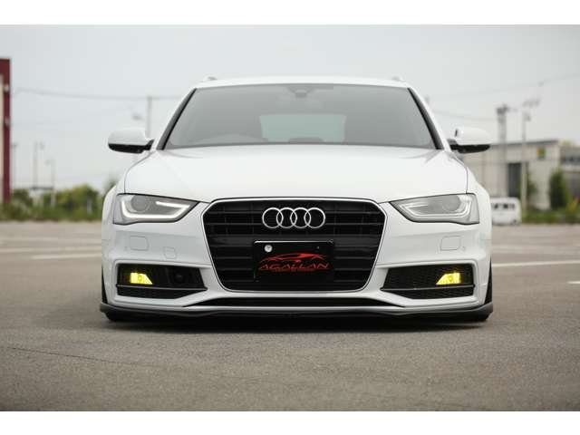 アウディA4アバントSラインパッケージ　入庫しました！エアフォースエアサス　　純正ナビ　バックカメラ　ETC　Bluetooth接続　フォグランプ　エンジンプッシュスタート　お気軽にお問い合わせください。