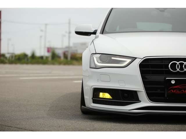 アウディA4アバントSラインパッケージ　入庫しました！エアフォースエアサス　　純正ナビ　バックカメラ　ETC　Bluetooth接続　フォグランプ　エンジンプッシュスタート　お気軽にお問い合わせください。