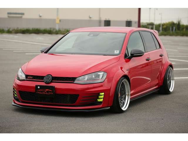 ゴルフＧＴＩ入庫しました！オーバーフェンダー　ＷＯＲＫ１８ＡＷ　社外マフラー　車高調　リアスポイラー　フロントスポイラー　カスタム多数の１台です！お気軽にお問い合わせください！